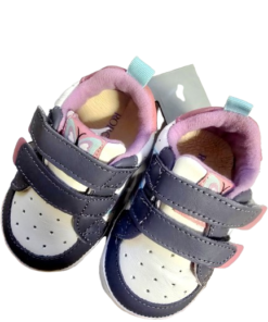 Robeez Valerie First Kicks Baby Girl Shoes – Dark Blue Leather (Size 6-9 Months) Robeez Valerie First Kicks Baby Girl Shoes – Dark Blue Leather (Size 6-9 Months) - Image 5