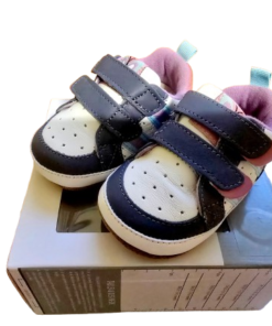 Robeez Valerie First Kicks Baby Girl Shoes – Dark Blue Leather (Size 6-9 Months) Robeez Valerie First Kicks Baby Girl Shoes – Dark Blue Leather (Size 6-9 Months) - Image 6