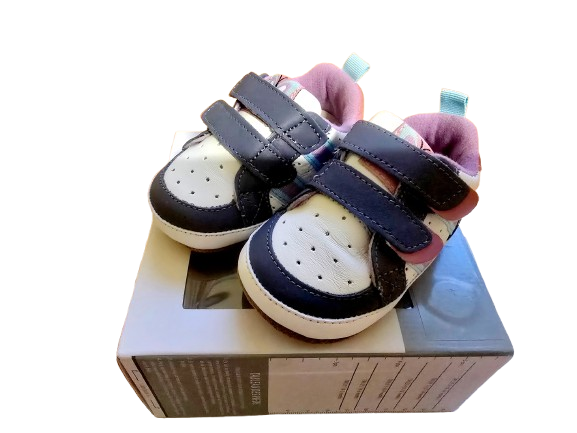 Robeez Valerie First Kicks Baby Girl Shoes – Dark Blue Leather (Size 6-9 Months) Robeez Valerie First Kicks Baby Girl Shoes – Dark Blue Leather (Size 6-9 Months) - Image 6