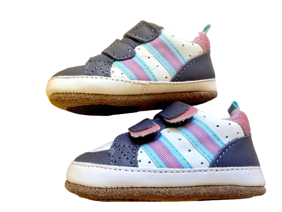 Robeez Valerie First Kicks Baby Girl Shoes – Dark Blue Leather (Size 6-9 Months) Robeez Valerie First Kicks Baby Girl Shoes – Dark Blue Leather (Size 6-9 Months) - Image 7