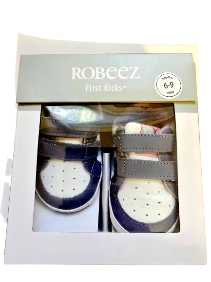Robeez Valerie First Kicks Baby Girl Shoes – Dark Blue Leather (Size 6-9 Months) Robeez Valerie First Kicks Baby Girl Shoes – Dark Blue Leather (Size 6-9 Months)