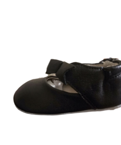 Alternative view of Robeez Baby Girls First Kicks Mary Jane Crib Shoes Black 12-18 Months Ankle Strap