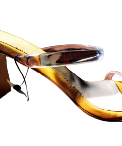 Home The Drop Women’s Block Heel Slide Sandals – Square Open Toe, Size 8.5