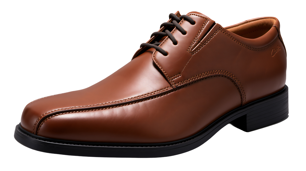 Clarks Mens Whiddon Pace Oxford – Brown Dark Tan Leather Dress Shoe | Premium Comfort & Style Clarks Mens Whiddon Pace Oxford – Brown Dark Tan Leather Dress Shoe | Premium Comfort & Style - Image 4