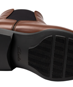 Clarks Mens Whiddon Pace Oxford – Brown Dark Tan Leather Dress Shoe | Premium Comfort & Style Clarks Mens Whiddon Pace Oxford – Brown Dark Tan Leather Dress Shoe | Premium Comfort & Style - Image 3