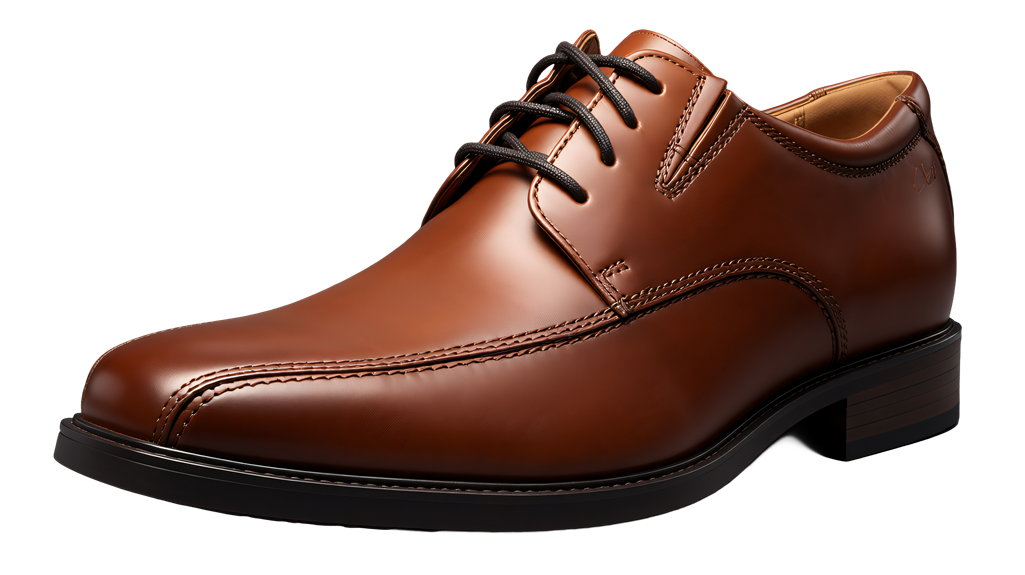 Clarks Mens Whiddon Pace Oxford – Brown Dark Tan Leather Dress Shoe | Premium Comfort & Style Clarks Mens Whiddon Pace Oxford – Brown Dark Tan Leather Dress Shoe | Premium Comfort & Style - Image 2
